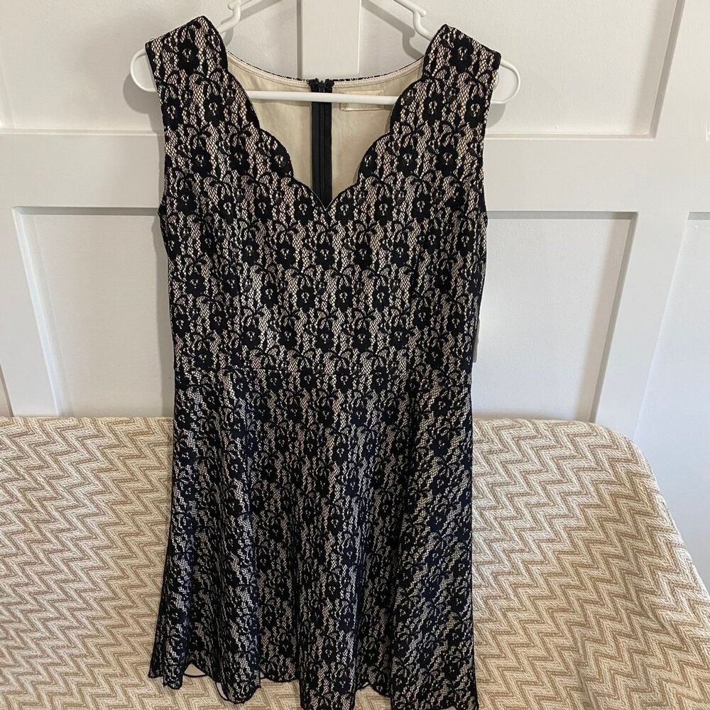Altar’d State Women's Black Lace Scallop Edge Dress Size Large NWT